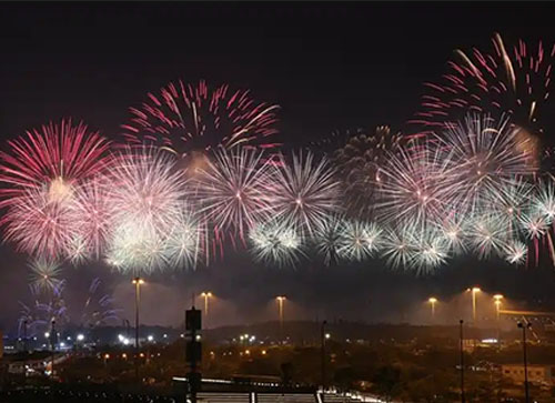 本溪焰火晚会